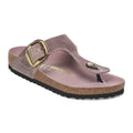Gizeh Big Buckle Natural Leather Oiled - Lavender