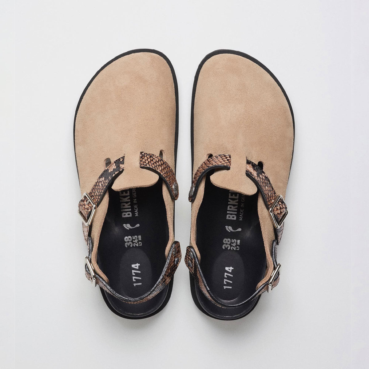 Tokio II Lined 1774 Natural Leather - Natural Snake Brown