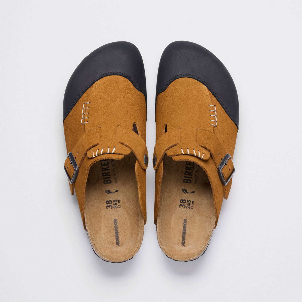 ADERERROR Boston Cap Suede Leather - Camel