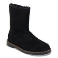 Uppsala Zip Shearling Suede Leather - Black