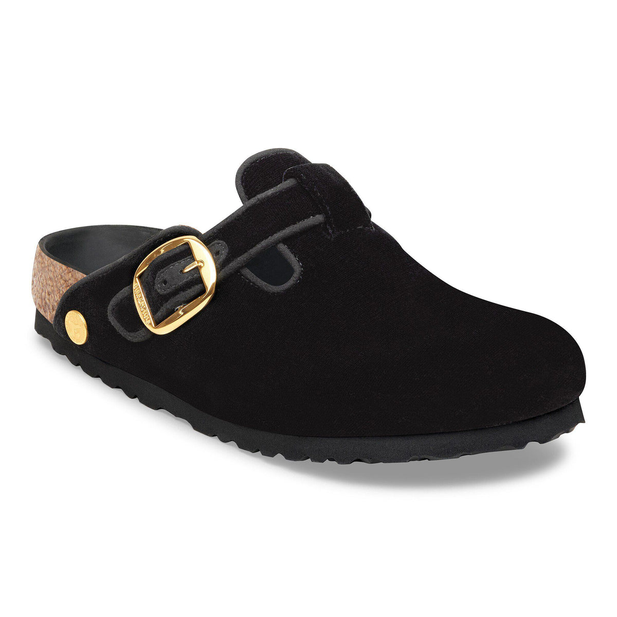 Boston Big Buckle Piping Rivet Logo Textile - Velvet Black