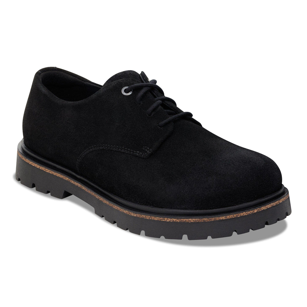 Highwood Lace Low Suede Leather - Black