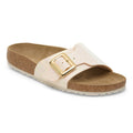 Catalina Luxe Buckle Synthetics - Shiny Snake Cream
