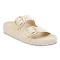 Arizona Big Buckle Natural Leather Patent - High Shine Ecru