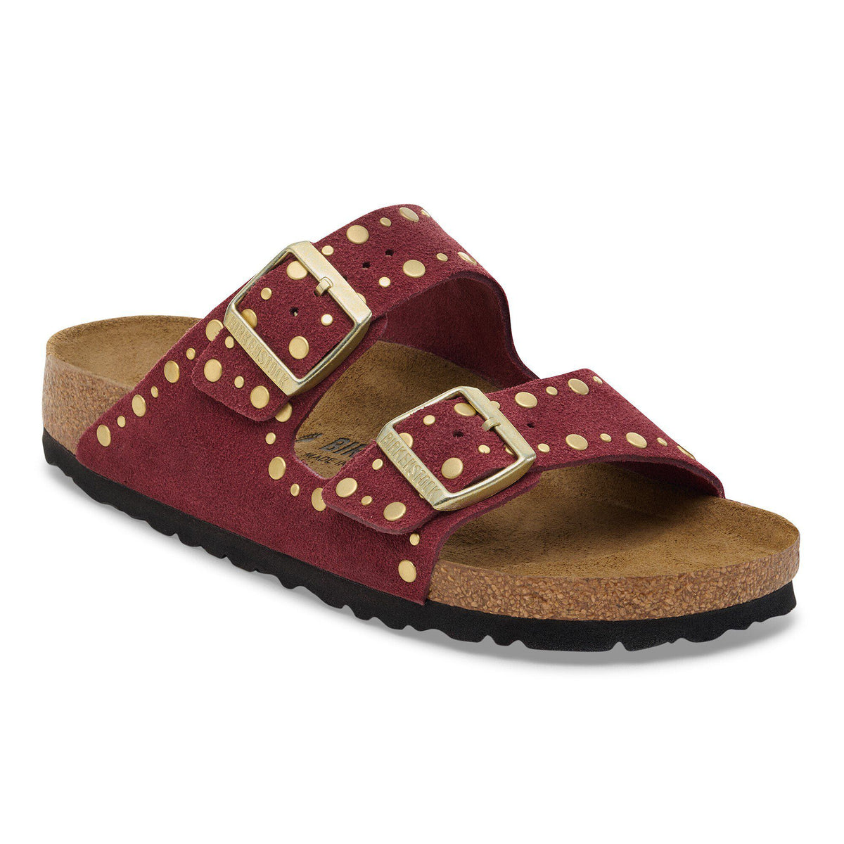 Arizona Rivets Suede Leather - Zinfandel