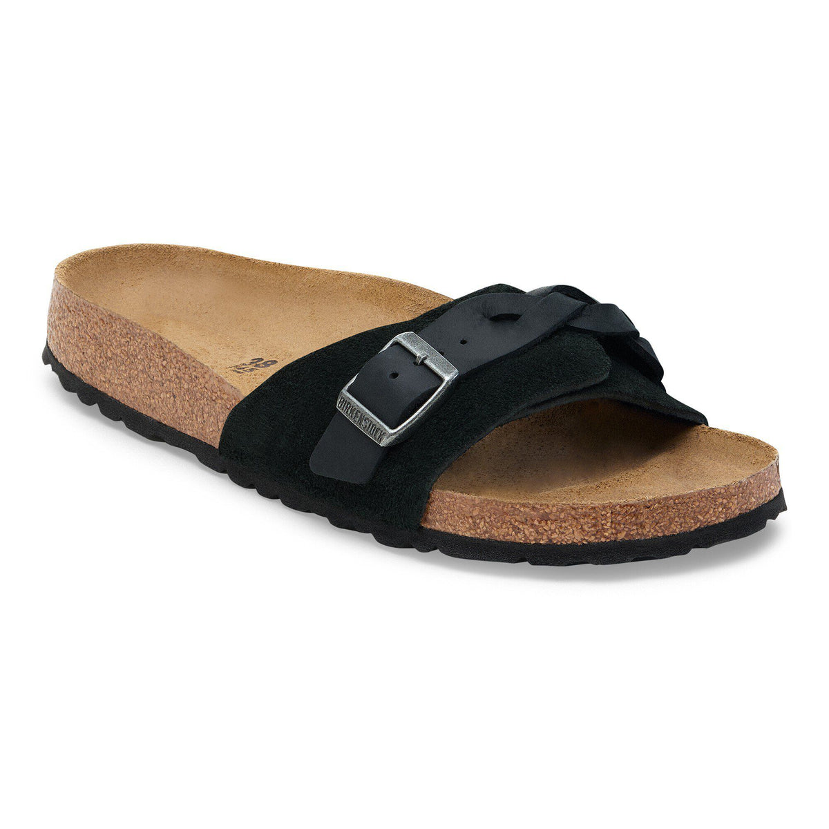 Oita Braided Suede Leather - Black
