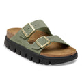 Arizona Platform Suede Leather - Thyme