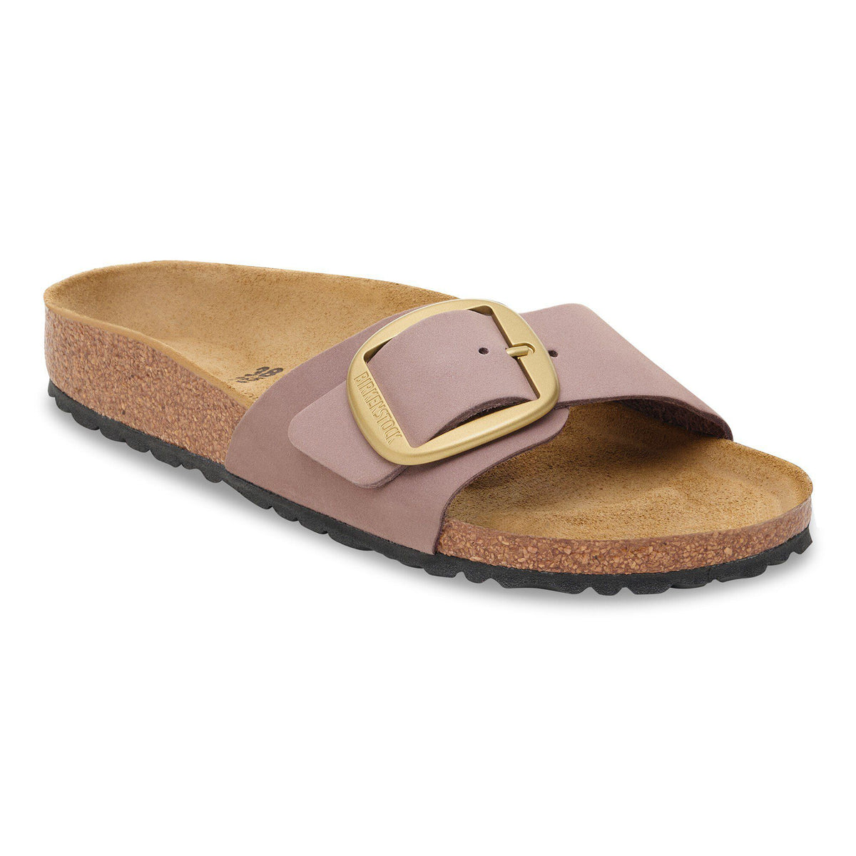 Madrid Big Buckle Nubuck Leather - Faded Purple
