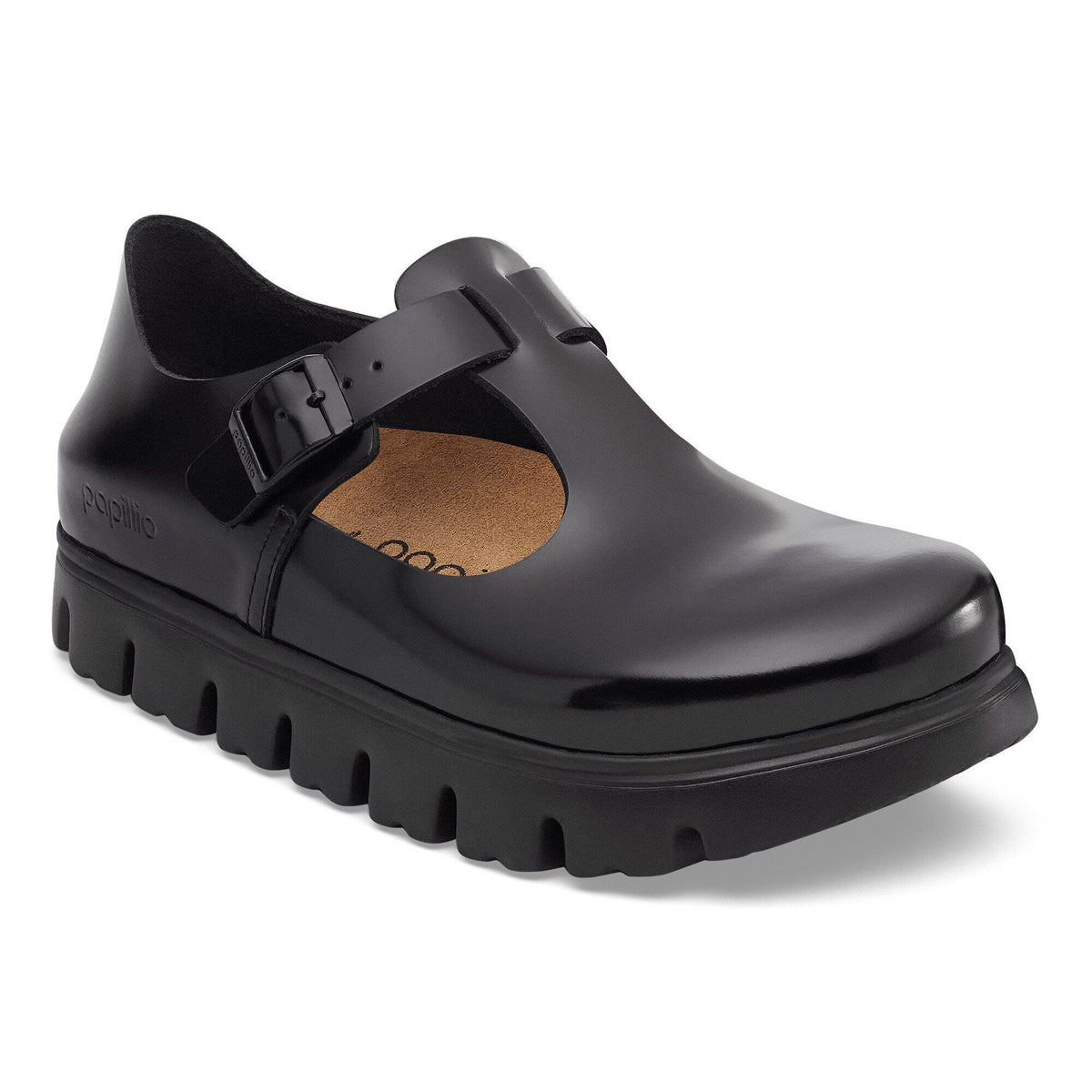 Paris Chunky Natural Leather - Black