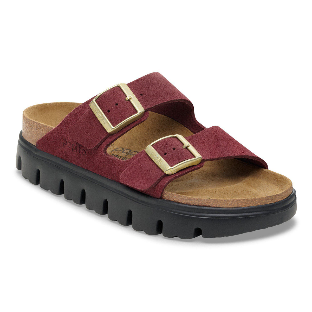 Arizona Platform Suede Leather - Zinfandel
