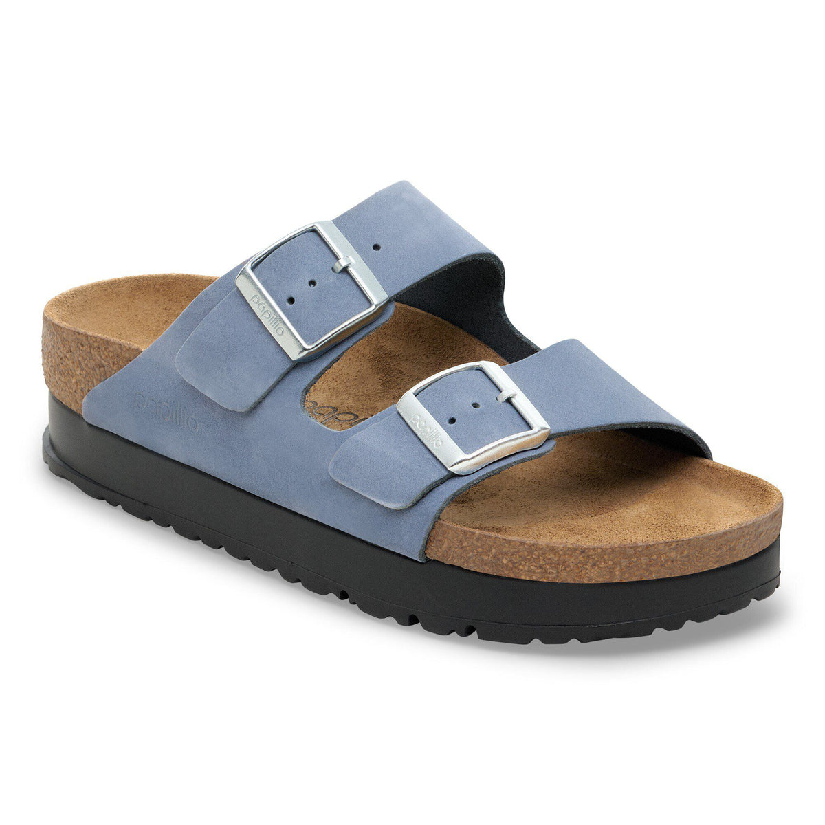 Arizona Flex Platform Nubuck Leather - Stone Blue