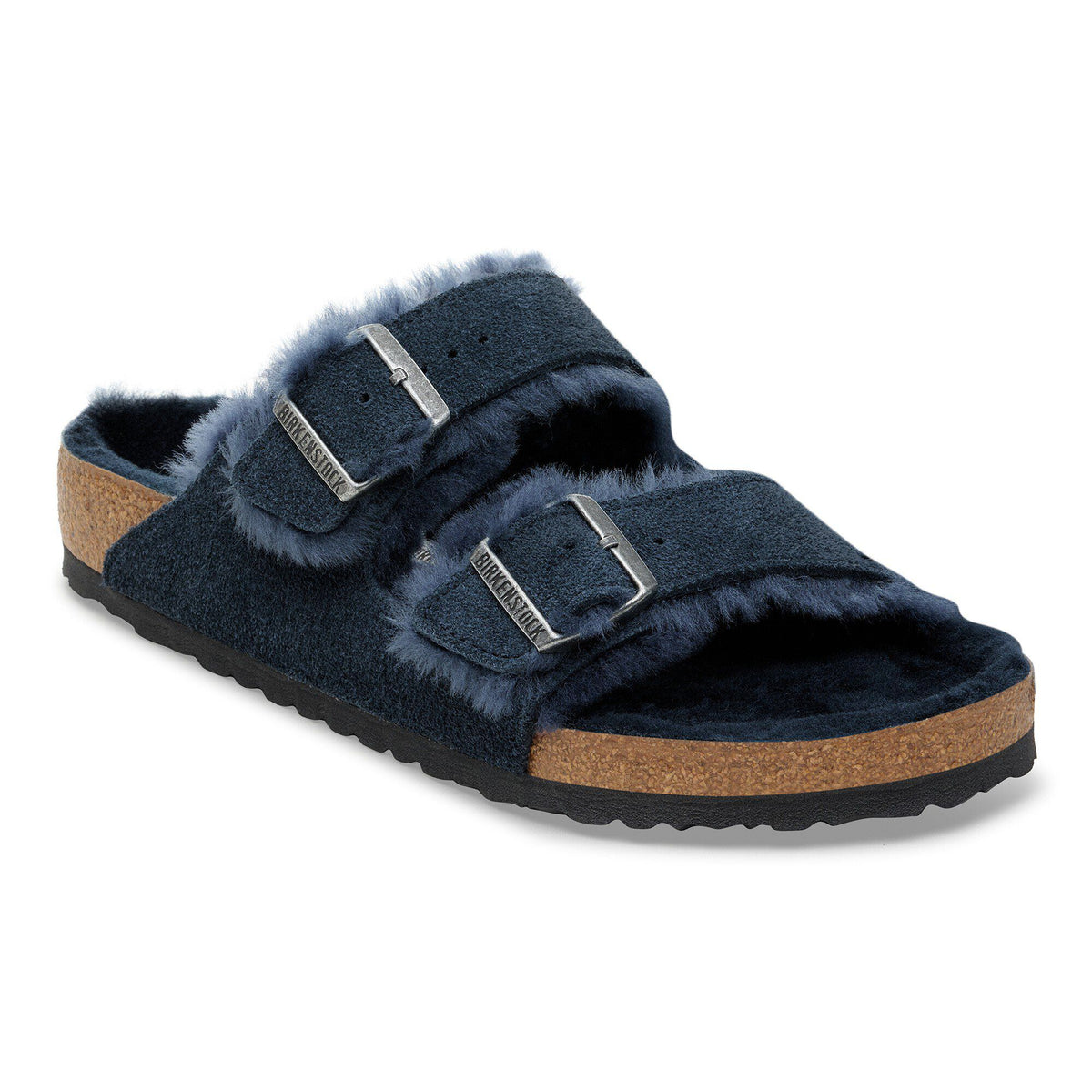 Arizona Shearling Suede Leather-Shearling - New Navy
