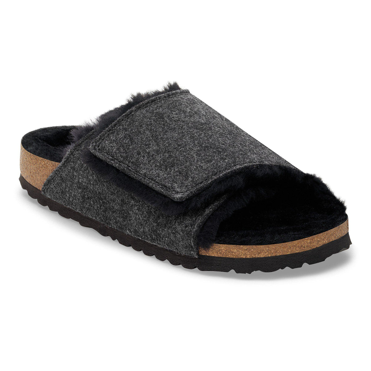 Solana Shearling Felt - Anthracite