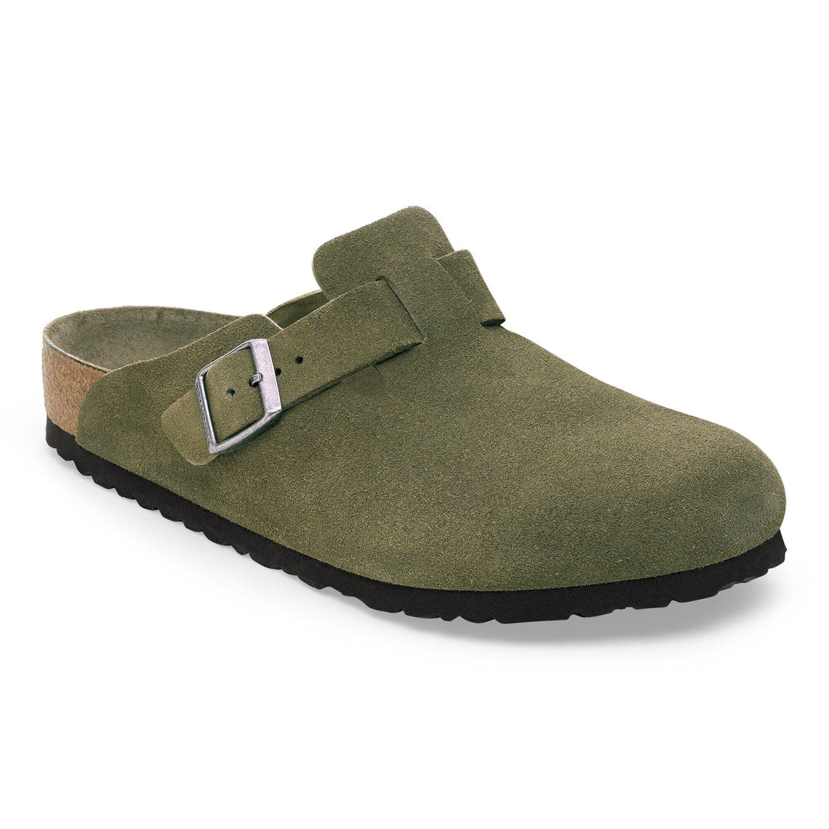Boston Soft Footbed Suede Leather - Thyme Tonal