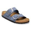 Arizona Big Buckle Nubuck Leather - Stone Blue