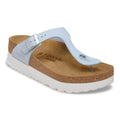 Gizeh Flex Platform Nubuck Leather - Baby Blue