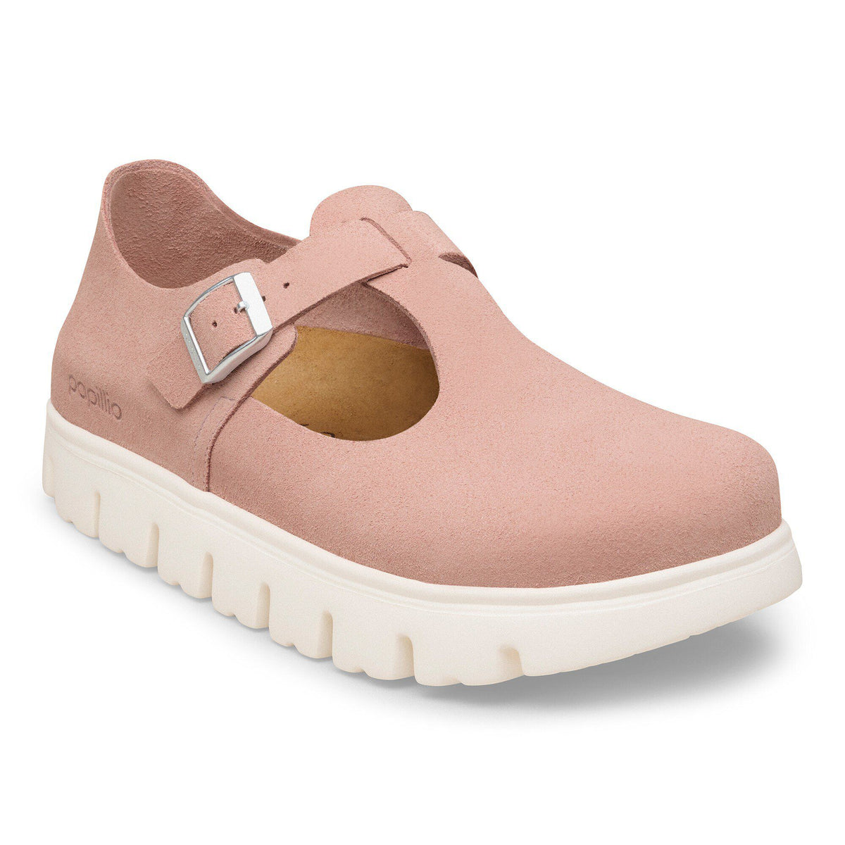 Paris Chunky Suede Leather - Pink Clay