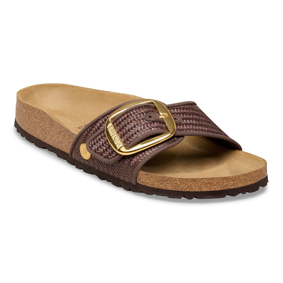 Madrid Big Buckle Raffia Textile - Raffia Carafe