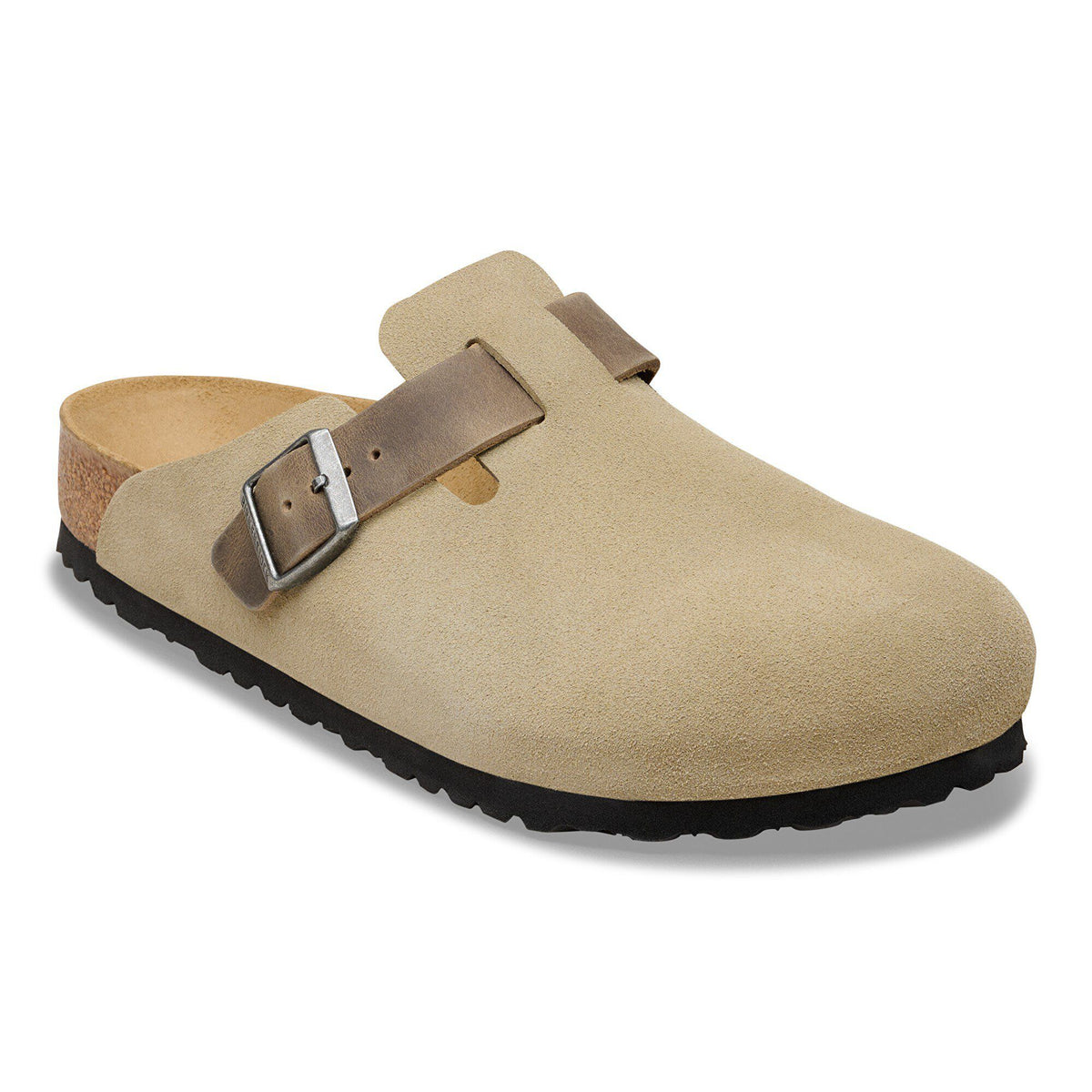 Boston Mixed Leather - Faded Khaki
