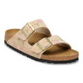 Arizona Suede Leather - Sandcastle Flower Print
