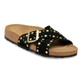 Siena Rivet Suede Leather - Black