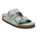Arizona Big Buckle Natural Leather Patent - High-Shine Pure Sage