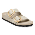 Arizona Big Buckle Natural Leather Patent - High-Shine Oyster