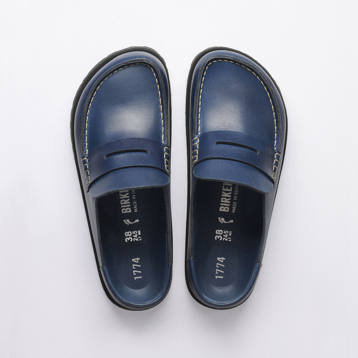 1774 Naples Wrapped Natural Leather Oiled - Midnight Navy