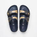 1774 Arizona Raffia Mischmaterial - Raffia Navy