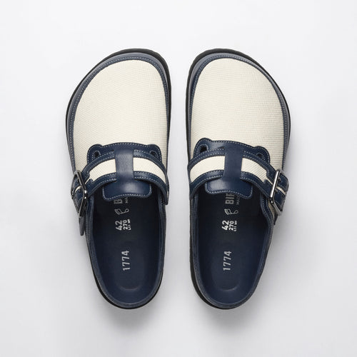 1774 Boston Canvas Mischmaterial - Midnight Navy Canvas