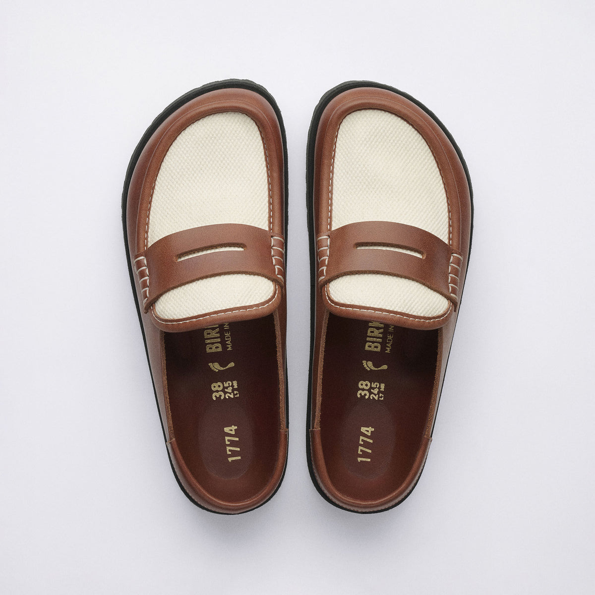 1774 Naples Canvas Natural Leather Oiled - Cinnamon Canvas