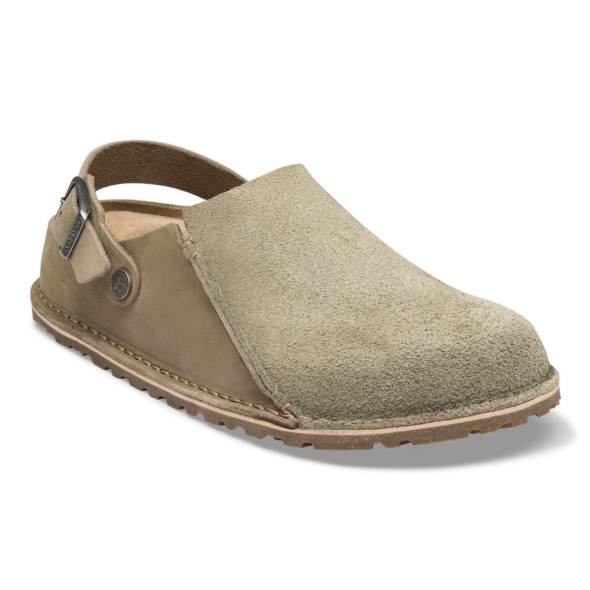 Lutry Premium Split Nubuck Leather/Suede - Taupe