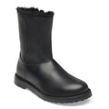 Uppsala Zip Shearling Natural Leather - Black
