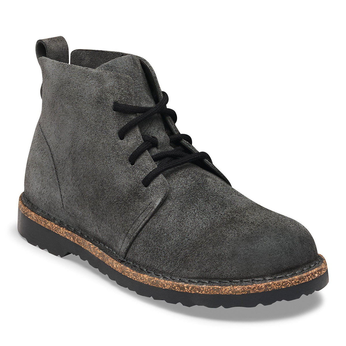 Uppsala Mid Suede Leather - Charcoal