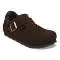 London Shearling Suede Leather - Mocha