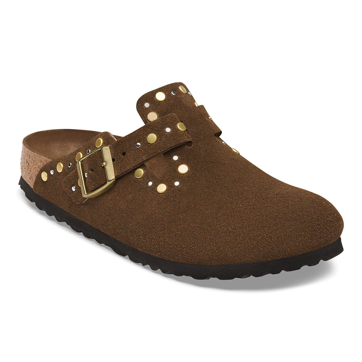 Boston Rivet Suede Leather - Carafe Tonal