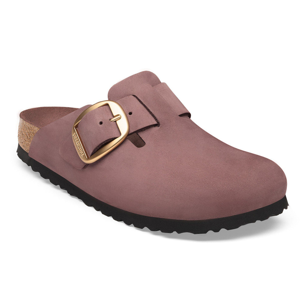 Boston Big Buckle Nubuck Leather - Pepper Tonal