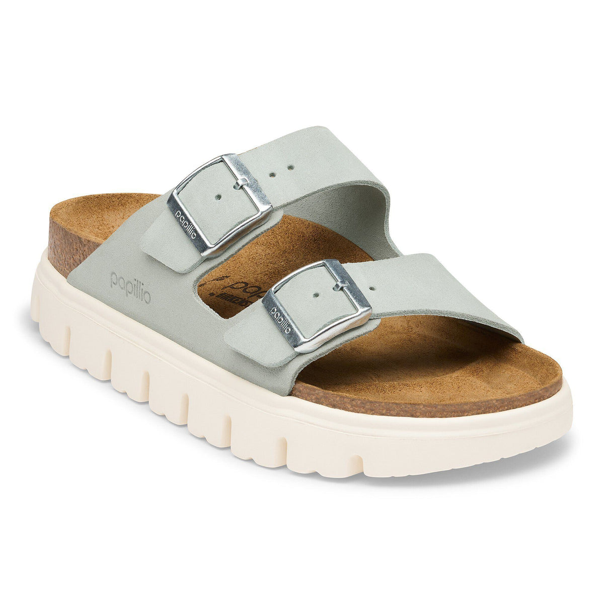 Arizona Platform Suede Leather - Pure Sage