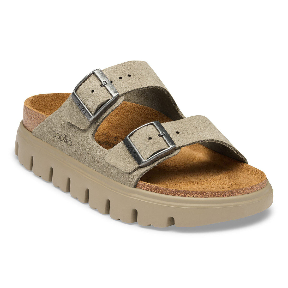 Arizona Chunky Suede Leather - Taupe Tonal