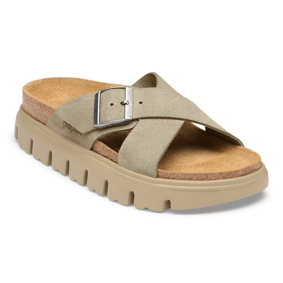 Siena Chunky Suede Leather - Taupe