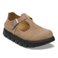 Paris Chunky Suede Leather - Gray Taupe