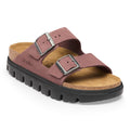 Arizona Platform Suede Leather - Pepper