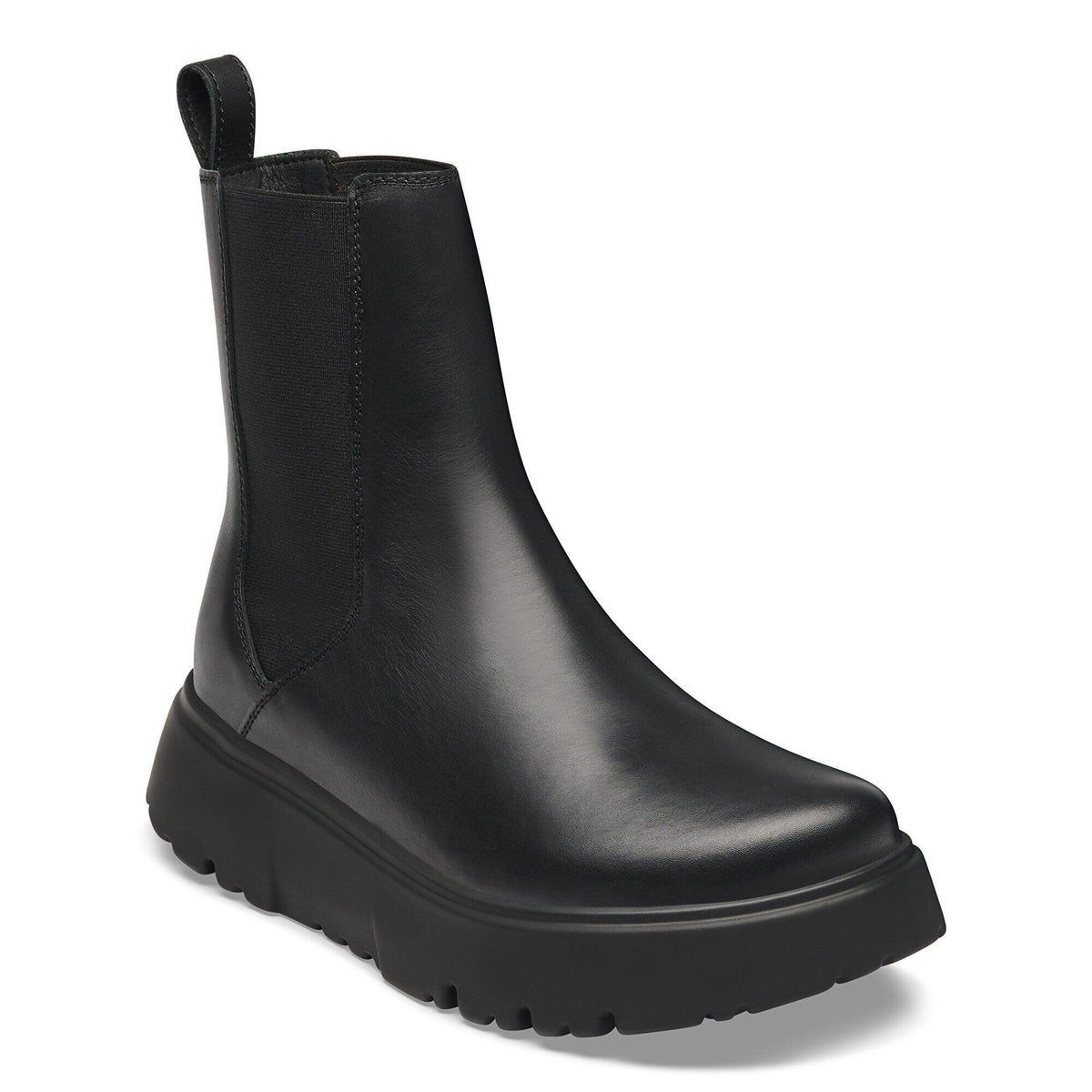 Theda Chelsea Natural Leather - Black