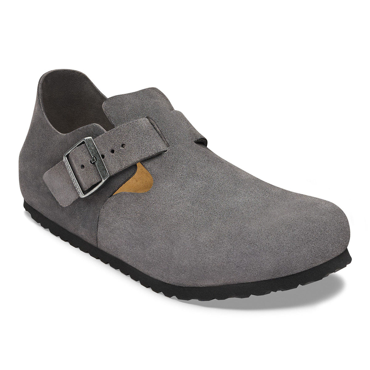 London Suede Leather - Charcoal
