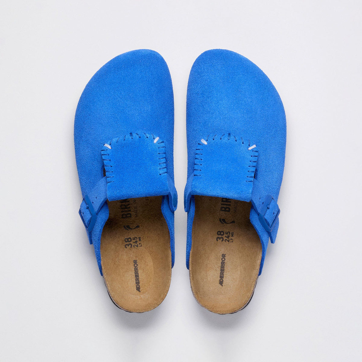 ADERERROR Boston Flap Suede Leather - Ultra Blue