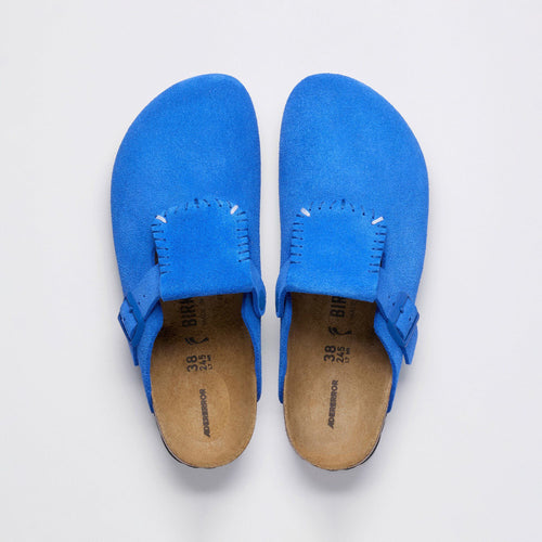 ADERERROR Boston Flap Suede Leather - Ultra Blue
