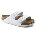Arizona Soft Footbed Natural Leather - White