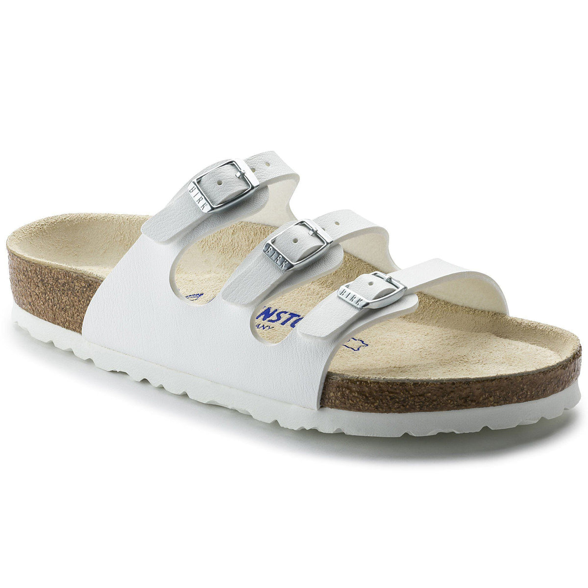 Florida Soft Footbed Birko-Flor - White