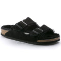 Arizona Shearling Suede Leather/Fur - Black